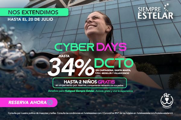 CYBER DAYS ESTELAR ▪️◾◼️ ESTELAR Square Colombia - Medellín CYBER DAYS ESTELAR ▪️◾◼️ ESTELAR Square Colombia - Medellín