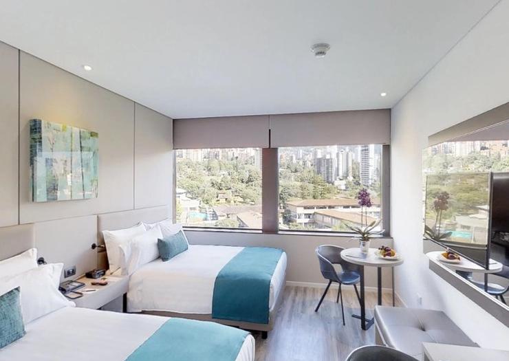 Habitación Estándar Twin ESTELAR Square Colombia - Medellín Habitación Estándar Twin ESTELAR Square Colombia - Medellín